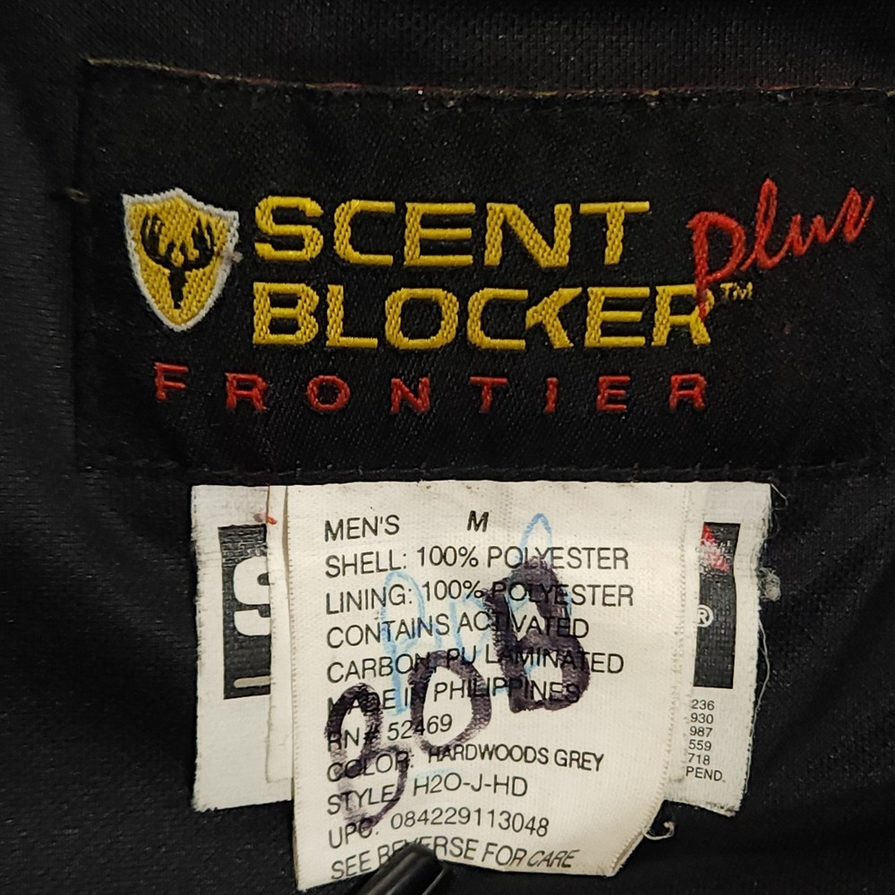 ScentBlocker Plus Frontier Camo Hunting Suit Mens M Jacket L Pants ScentTek - Picture 11 of 16